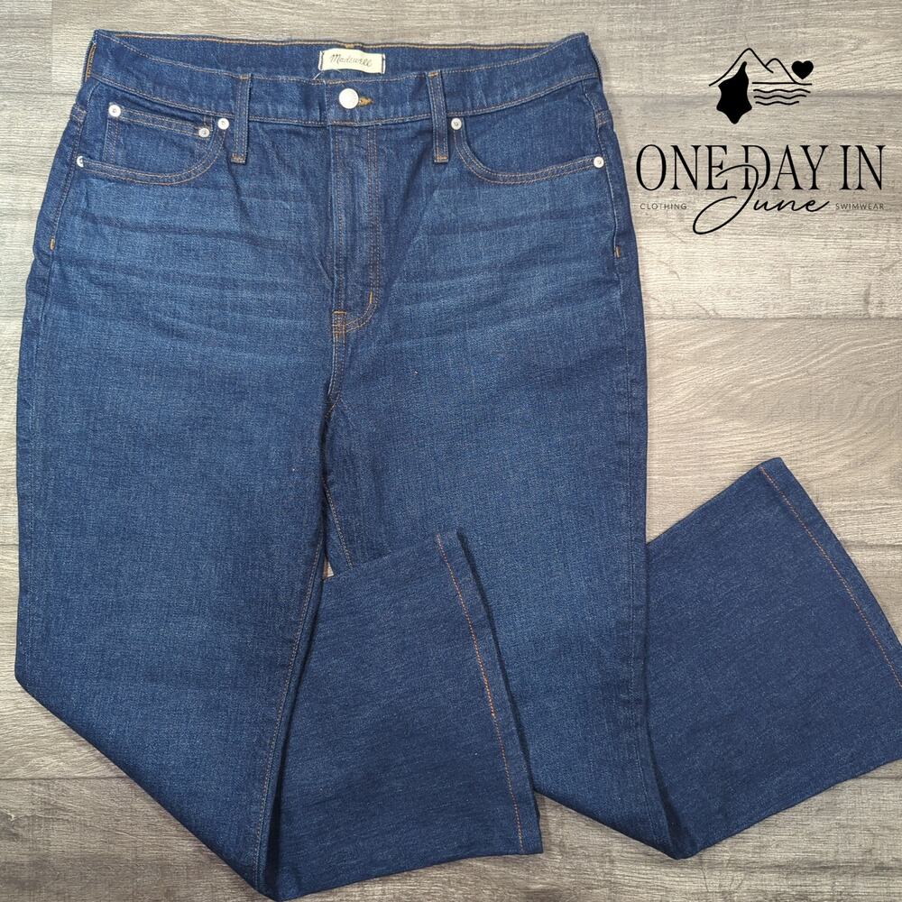 Madewell The Perfect Vintage Flare Jeans Dark Wash NWT Size 32 (14)
